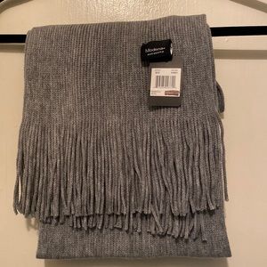 Lightweight Stockinknit Heather Grey Scarf NWT